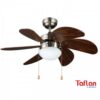 Kaşkar-taflan L36009/4 Saten Nikel Tavan Vantilatörü
