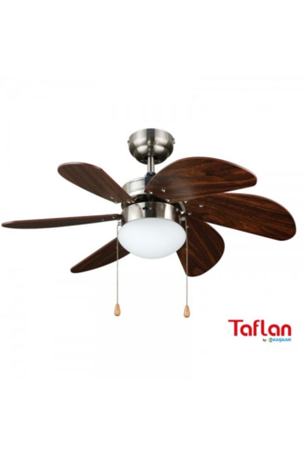 Kaşkar-taflan L36009/4 Saten Nikel Tavan Vantilatörü