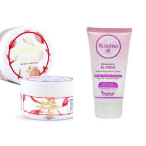 Rosense Gül Özlü Besleyici El ve Vücut Kremi 250 ml + El Kremi 20 ml Hediyeli