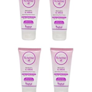 Rosense Gül Özlü Nemlendirici El Kremi 20 ml - 4'lü Paket