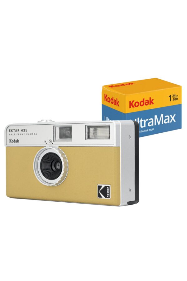 Kodak Ektar H35 Half Frame 35mm Filmli Fotoğraf Makinesi Kum - Ultramax 24 Poz Film Hediyeli