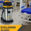 DWP 772 Sanayi Tipi İki Motorlu Süpürge Makinası