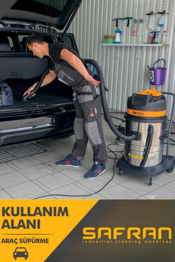 DWP 772 Sanayi Tipi İki Motorlu Süpürge Makinası