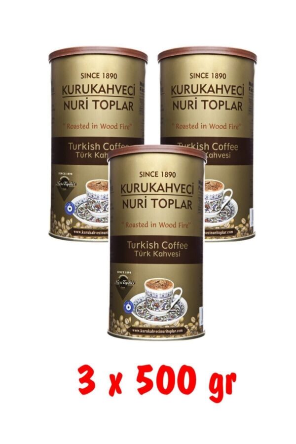 1_org_zoom-866.jpg Odun Ateşinde Kavrulmuş Türk Kahvesi 3x500 gr (1500 gr) - Nuri Toplar